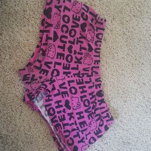 Hello Kitty pajama shorts
